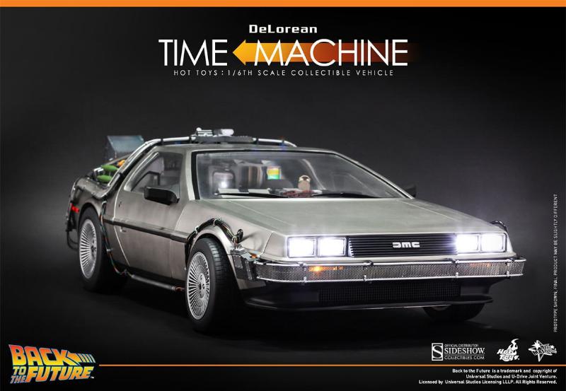 DeLorean Time Machine Hot Toys sixth scale figure