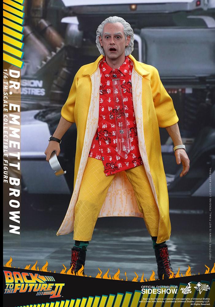 Dr. Emmett Brown Hot Toys sixth scale figure