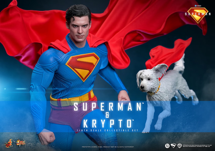 Superman & Krypto Hot Toys sixth scale figure