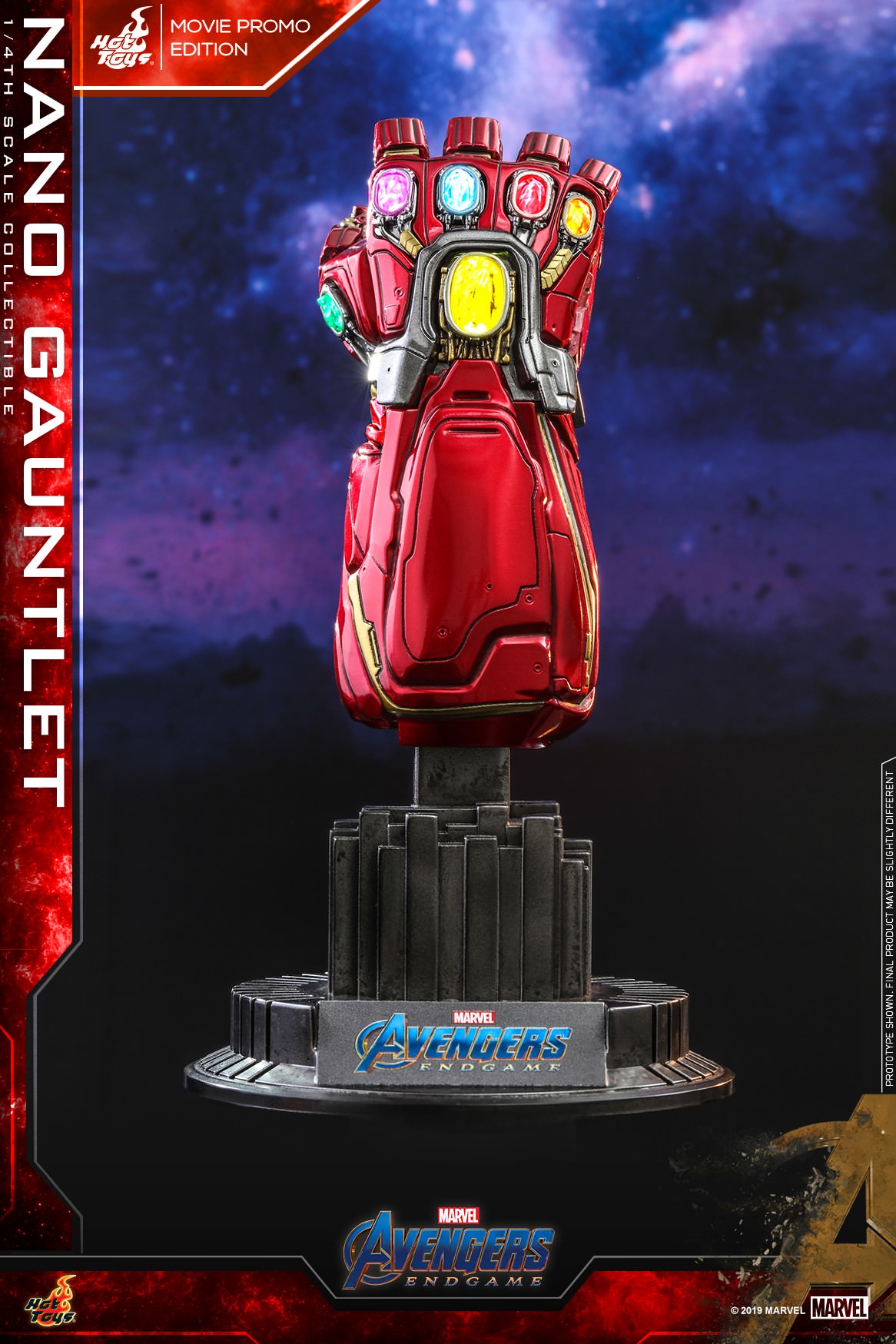 Nano Gauntlet Movie Promo Hot Toys sixth scale figure