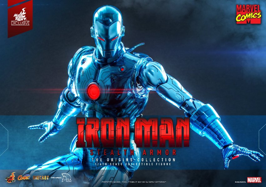 Iron Man Stealth Armor Hot Toys sixth scale figure