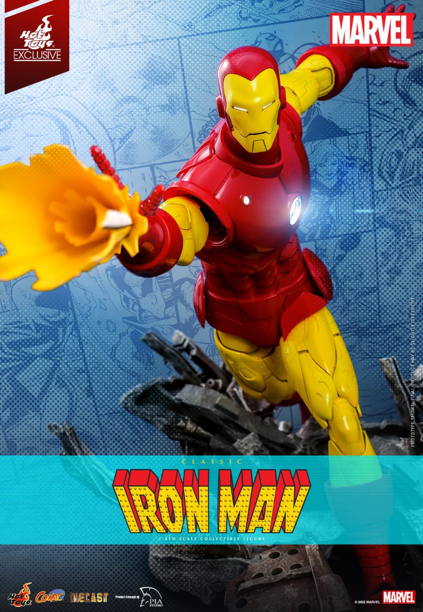 Classic Iron Man Hot Toys sixth scale figure