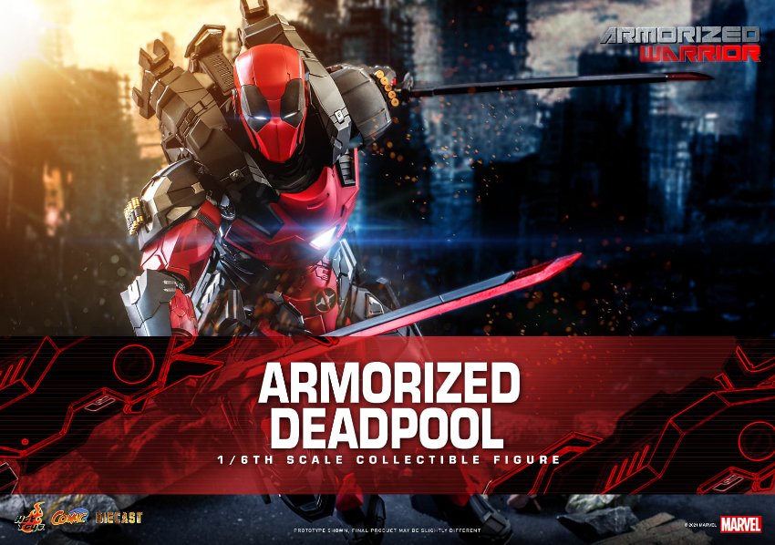 Armorized Deadpool Hot Toys sixth scale figure