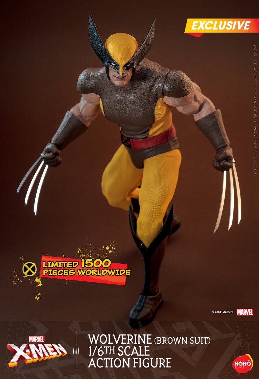 Wolverine Brown Suit Hot Toys sixth scale figure
