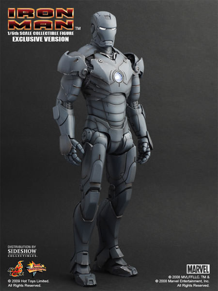 Iron Man Mark III Gunmetal Hot Toys sixth scale figure