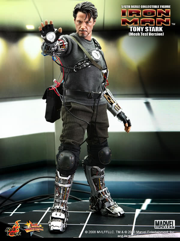 Tony Stark Mech Test Hot Toys sixth scale figure