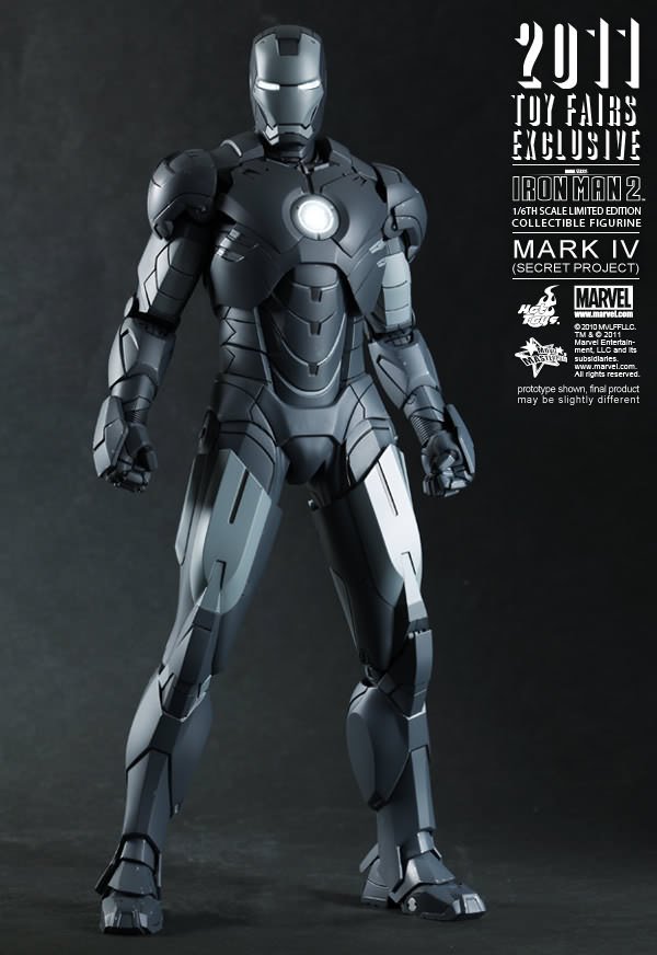 Iron Man Mark IV Secret Project Hot Toys sixth scale figure