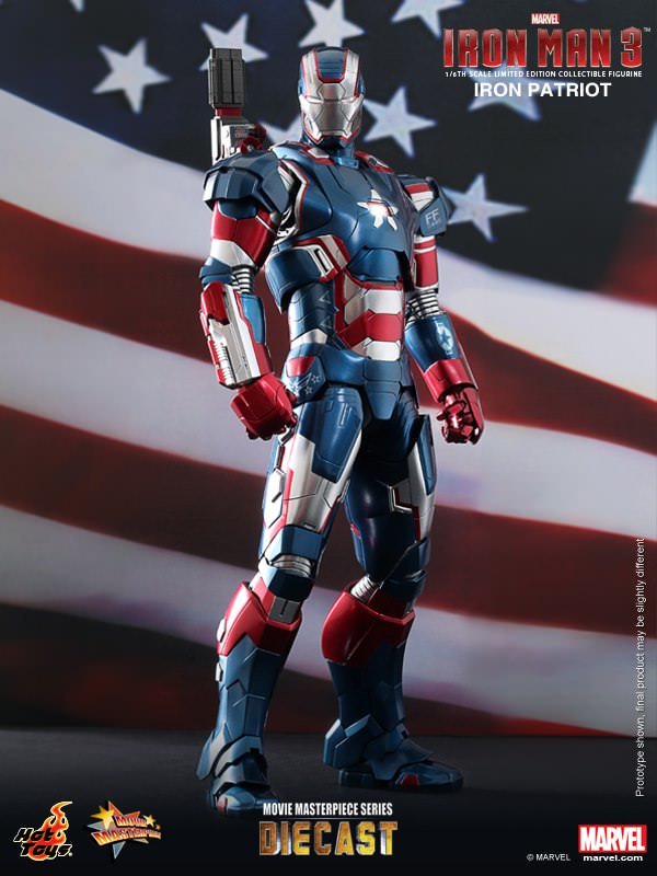 Iron Patriot Hot Toys sixth scale figure