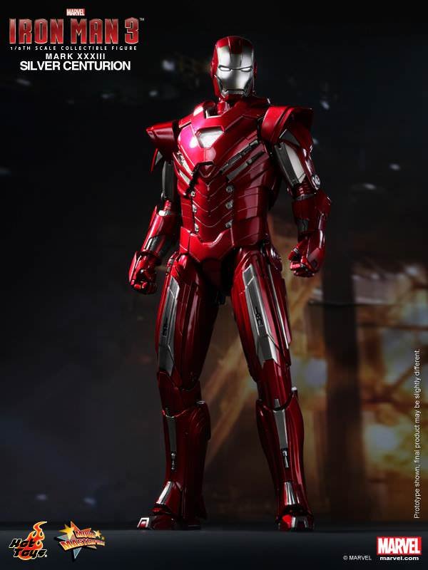 Iron Man Mark XXXIII Silver Centurion Hot Toys sixth scale figure