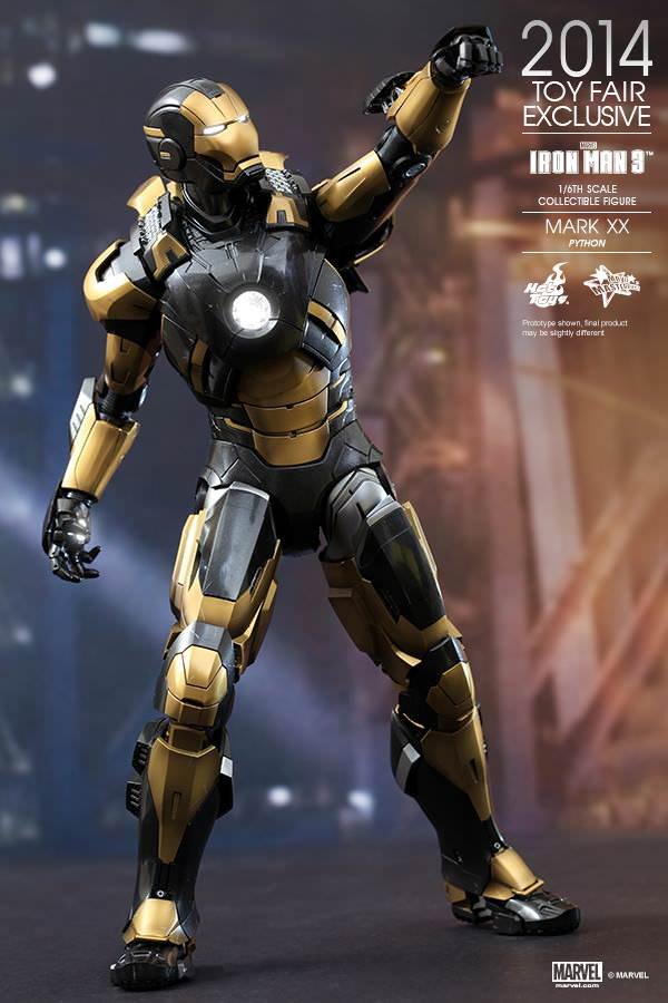 Iron Man Mark XX Python Hot Toys sixth scale figure