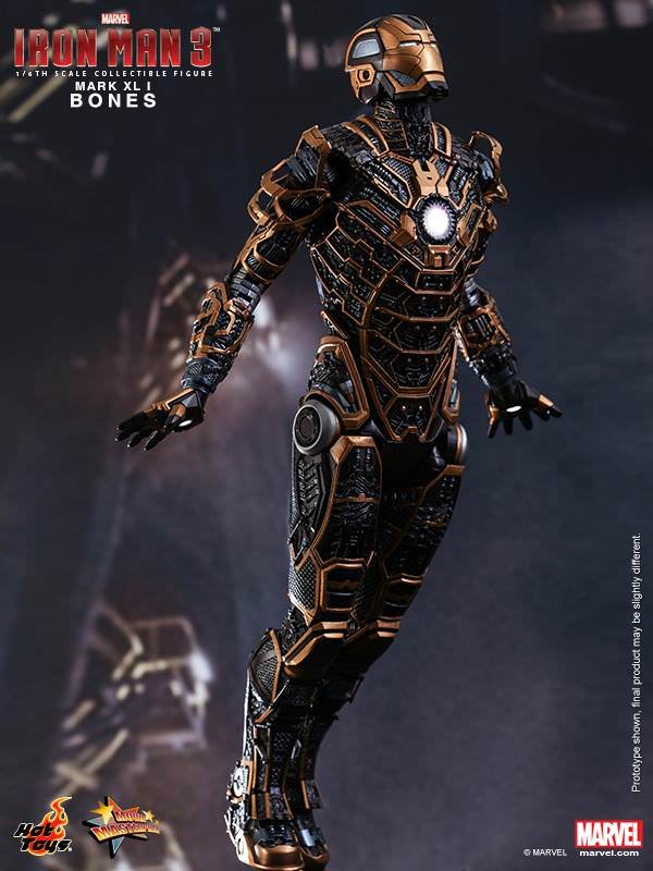 Iron Man Mark XLI Bones Hot Toys sixth scale figure