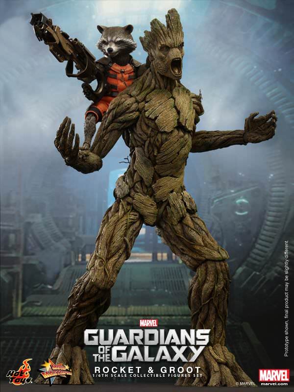 Rocket & Groot Hot Toys sixth scale figure