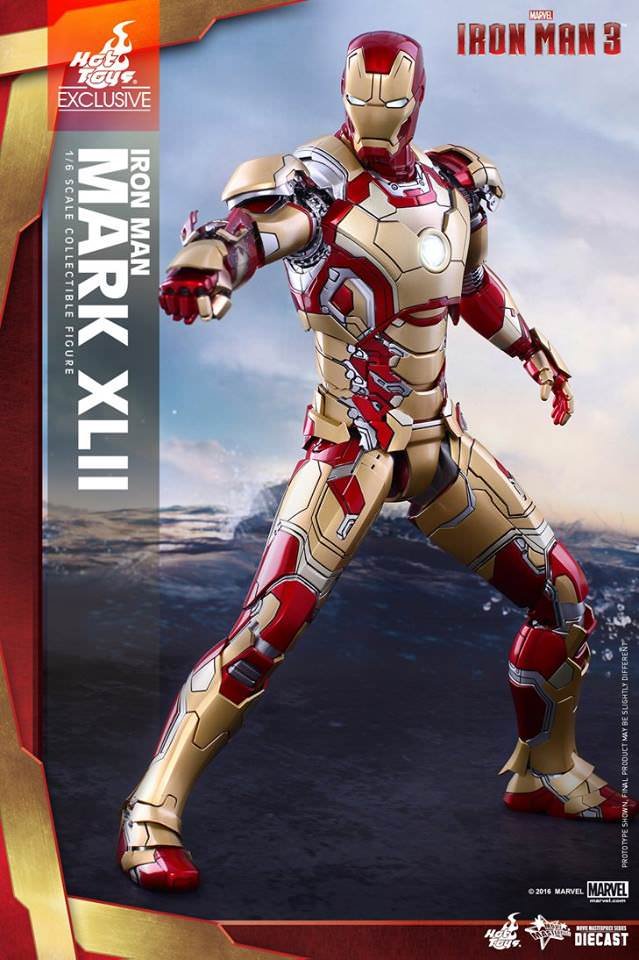 Iron Man Mark XLII Hot Toys sixth scale figure