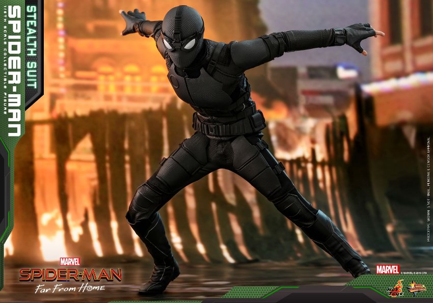 Spider-Man Stealth Suit Hot Toys sixth scale figure