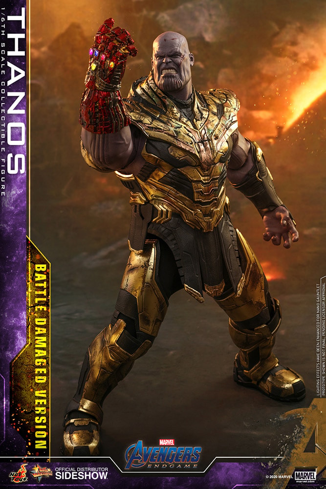 Thanos Battle Damaged Hot Toys sixth scale figure