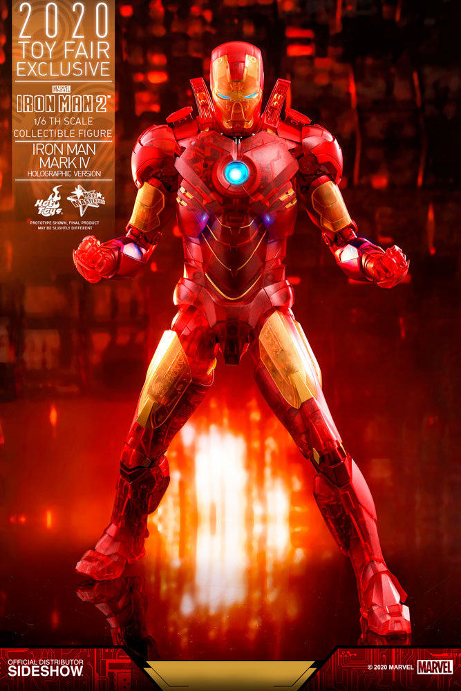 Iron Man Mark IV Holographic Hot Toys sixth scale figure