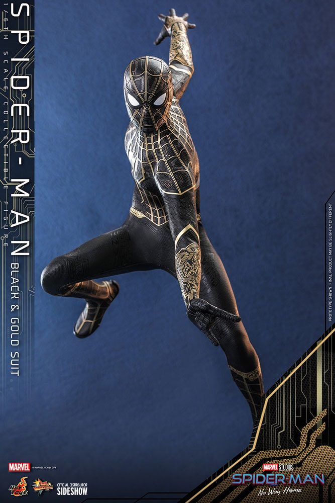 Spider-Man (Black & Gold Suit) Hot Toys sixth scale figure