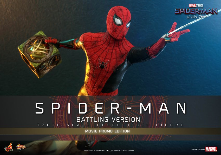 Spider-Man (Battling Version) Movie Promo Edition Hot Toys sixth scale figure