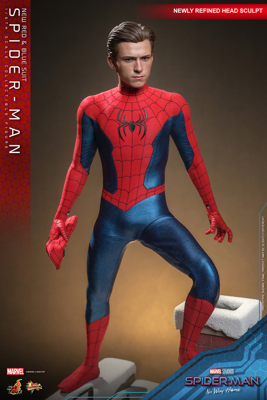 Spider-Man (New Red and Blue Suit) (Deluxe Version) Hot Toys sixth scale figure