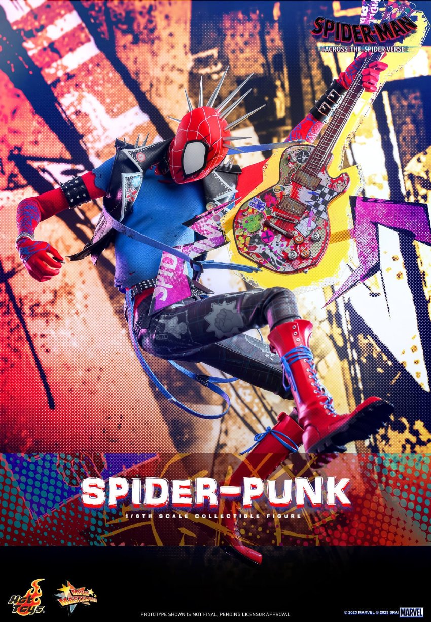 Spider-Punk Hot Toys sixth scale figure