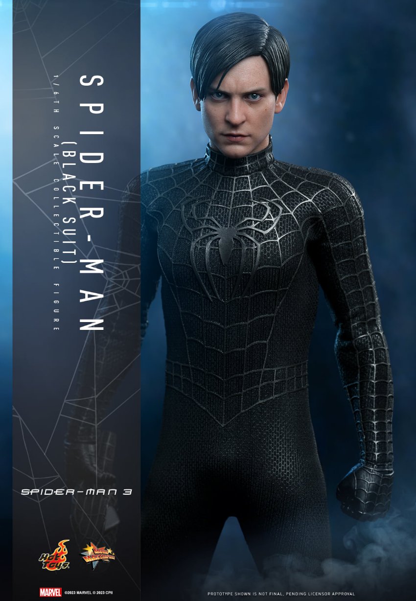 Spider-Man (Black Suit) (Deluxe Version) Hot Toys sixth scale figure