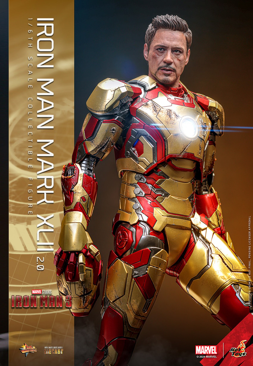 Iron Man Mark XLII (2.0) (Deluxe Version) (Special Edition) Hot Toys sixth scale figure