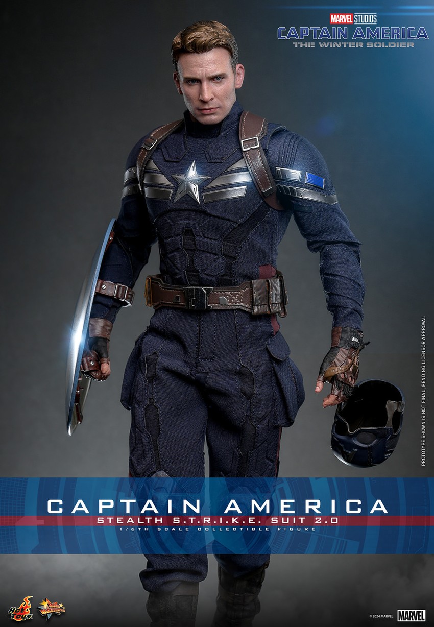 Captain America (Stealth S.T.R.I.K.E. Suit) 2.0 Hot Toys sixth scale figure