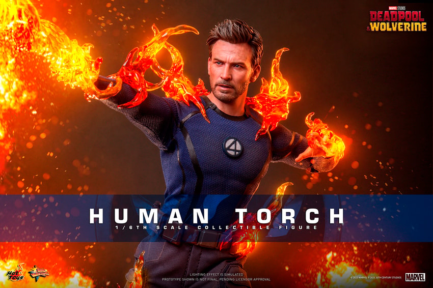 Human Torch Hot Toys sixth scale figure