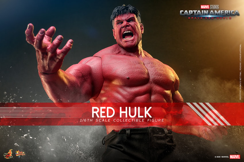 Red Hulk Hot Toys sixth scale figure