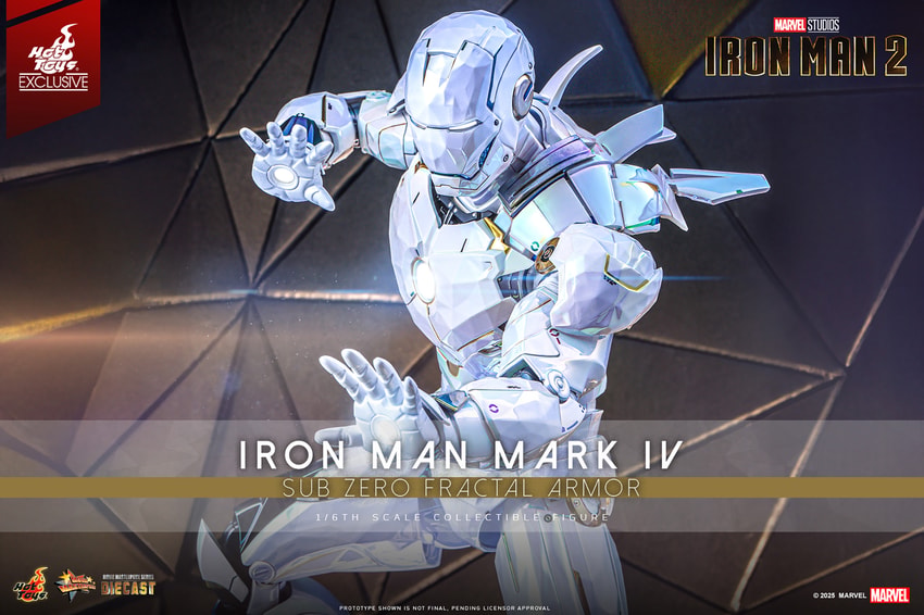 Iron Man Mark IV (Sub-Zero Fractal Armor) Hot Toys sixth scale figure