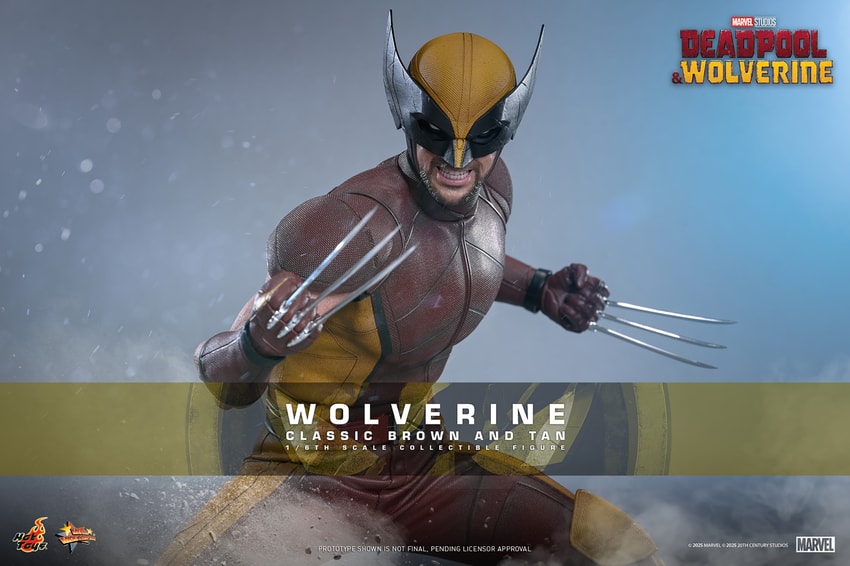 Wolverine (Classic Brown and Tan) Hot Toys sixth scale figure