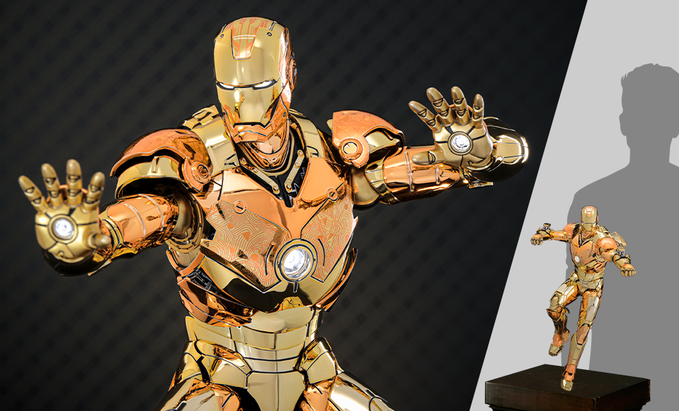 Iron Man Mark III (Golden & Copper Gold Version) Hot Toys sixth scale figure