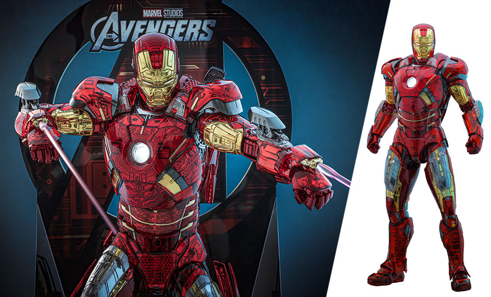 Iron Man Mark VII (Exo-Chrome Clear Version) Hot Toys sixth scale figure
