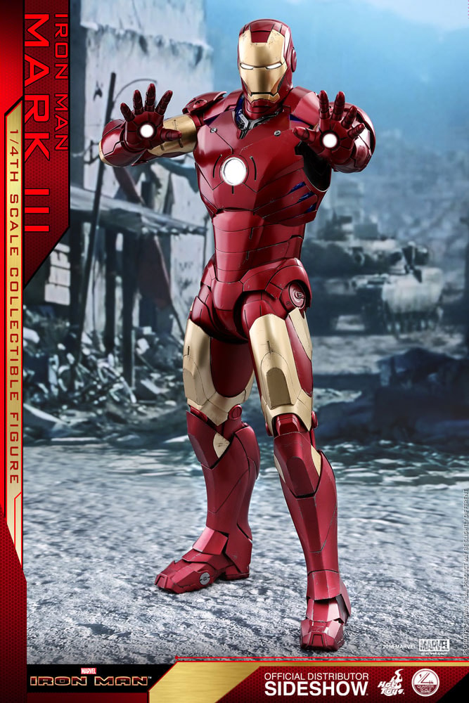 Iron Man Mark III Golden Color Hot Toys sixth scale figure