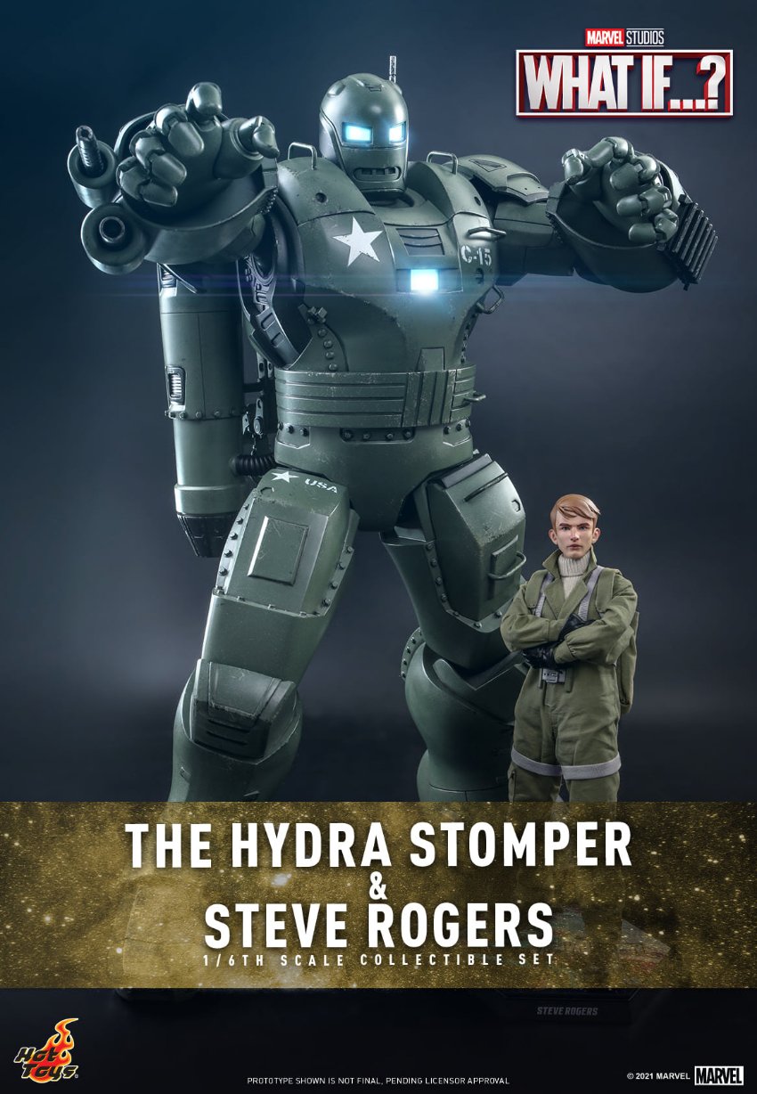 Hydra Stomper & Steve Rogers Hot Toys sixth scale figure