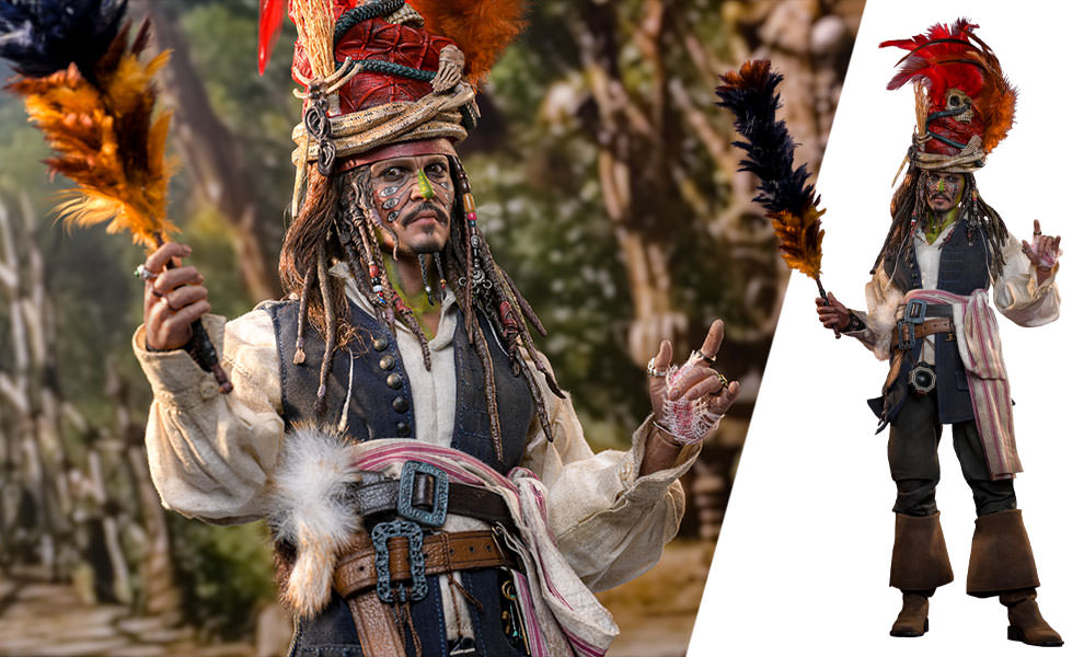 Pelegostos Chief Jack Sparrow Hot Toys sixth scale figure