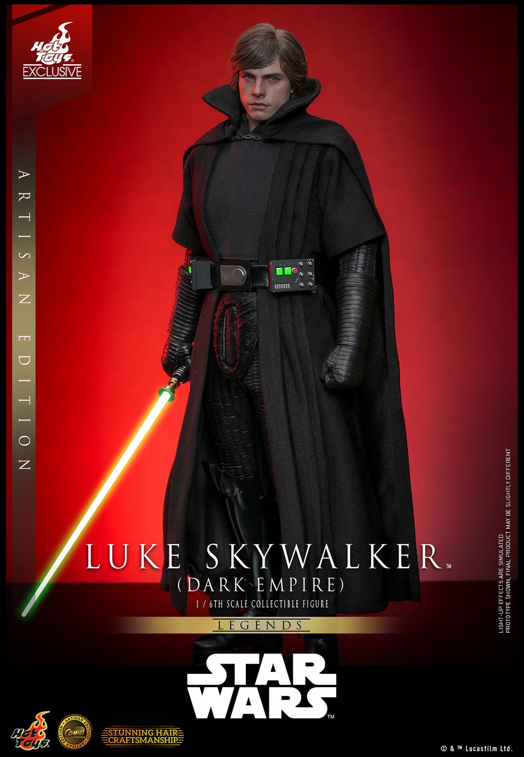 Luke Skywalker (Dark Empire Artisan Edition) Hot Toys sixth scale figure