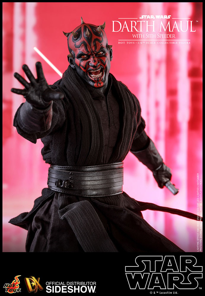 Darth Maul with Sith Speeder Hot Toys sixth scale figure