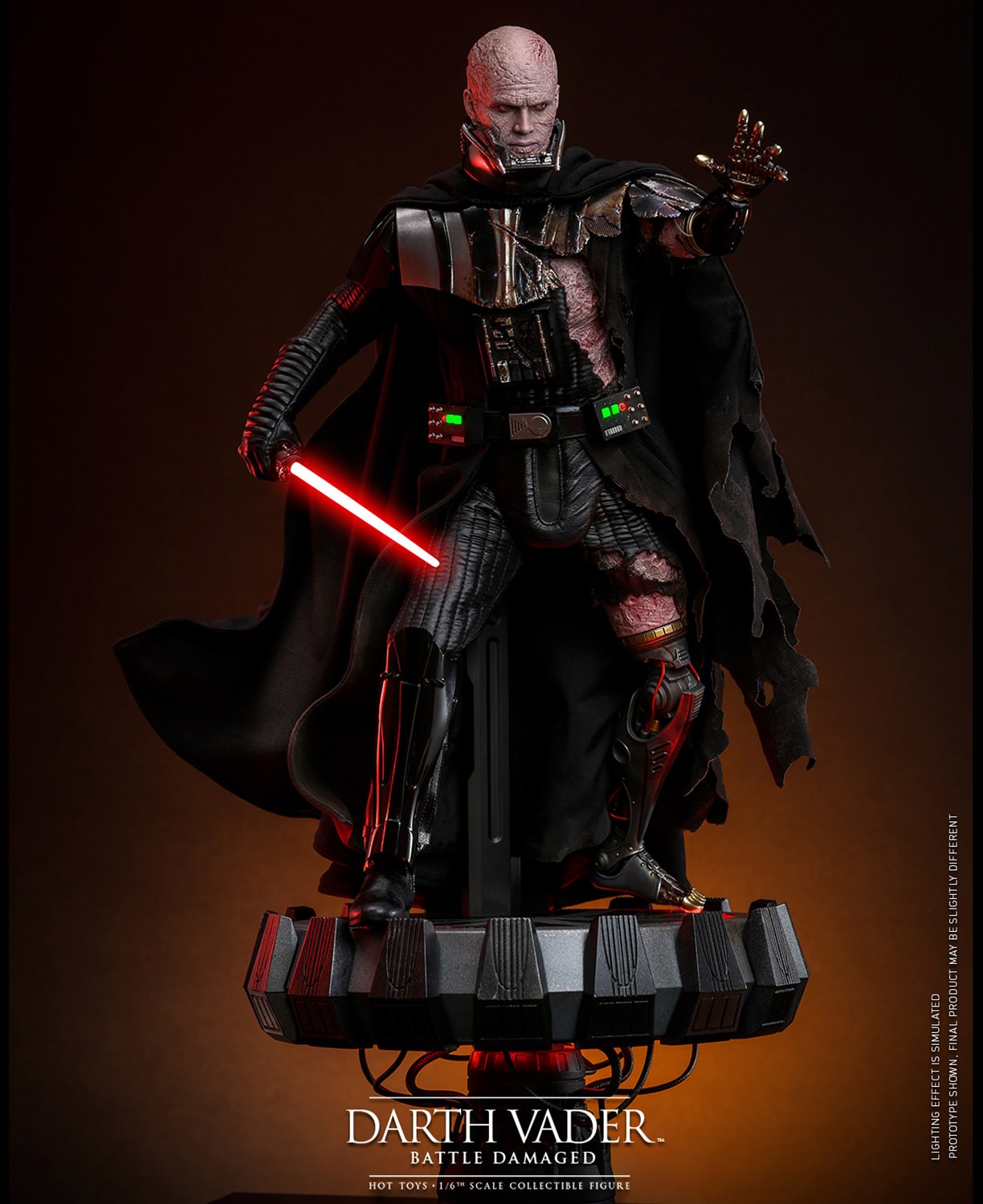 Darth Vader (Battle Damaged)  Hot Toys sixth scale figure