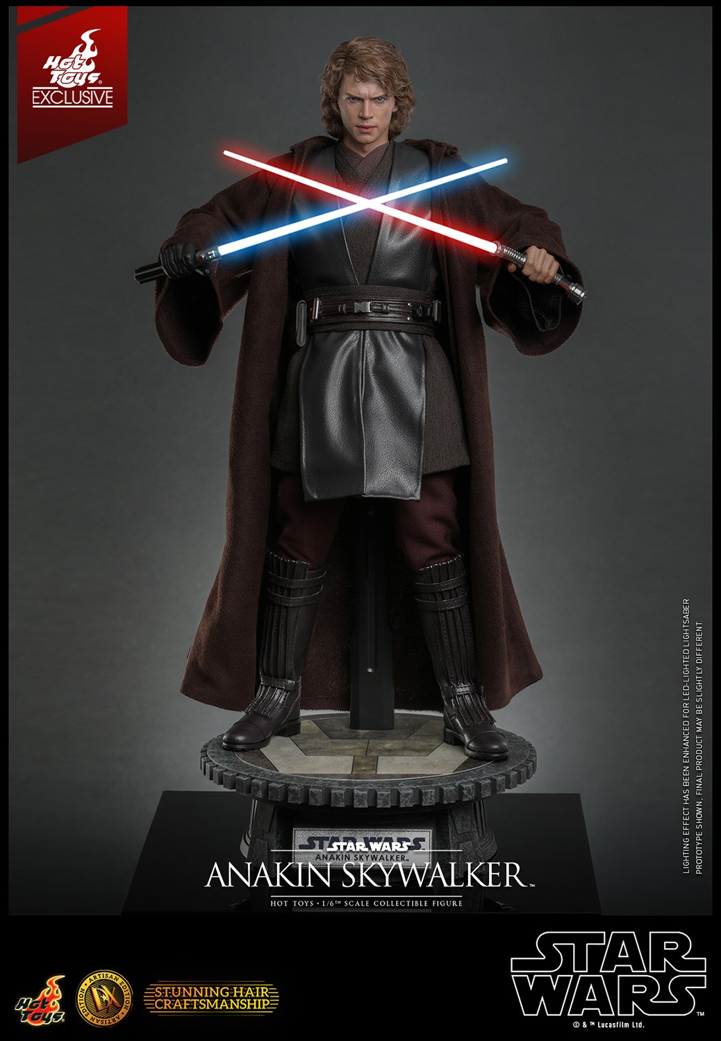 Anakin Skywalker (Exclusive Artisan Edition) Hot Toys sixth scale figure