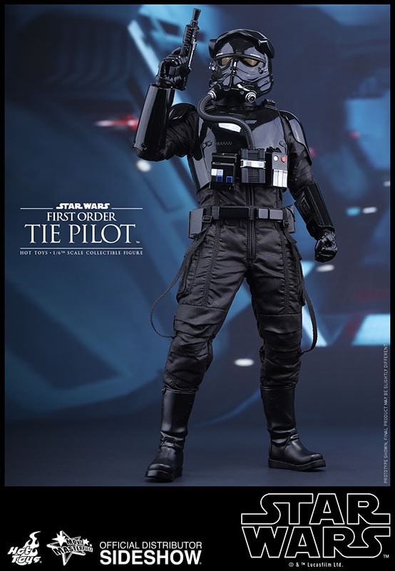First Order TIE Pilot Hot Toys sixth scale figure
