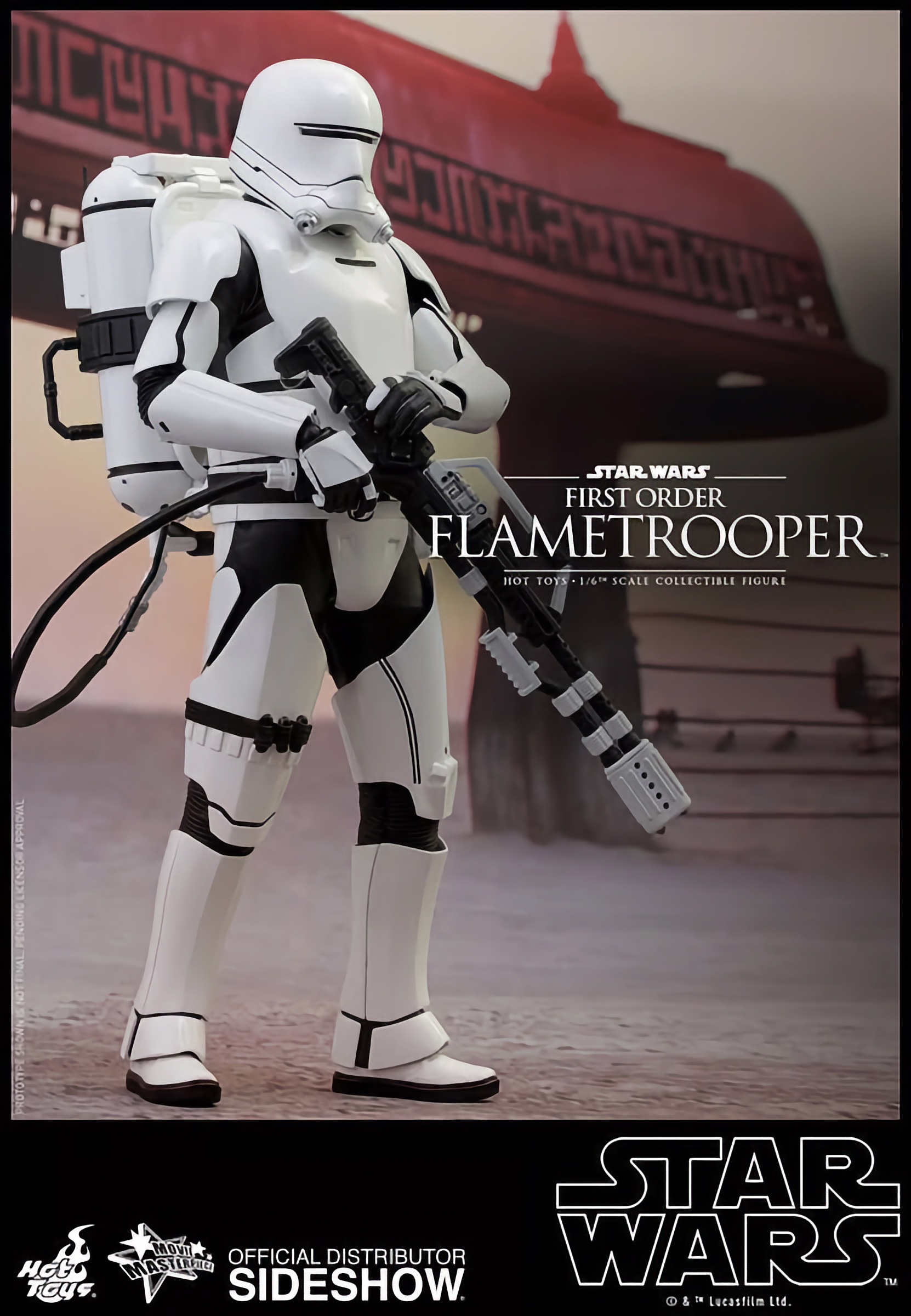 First Order Flametrooper Hot Toys sixth scale figure