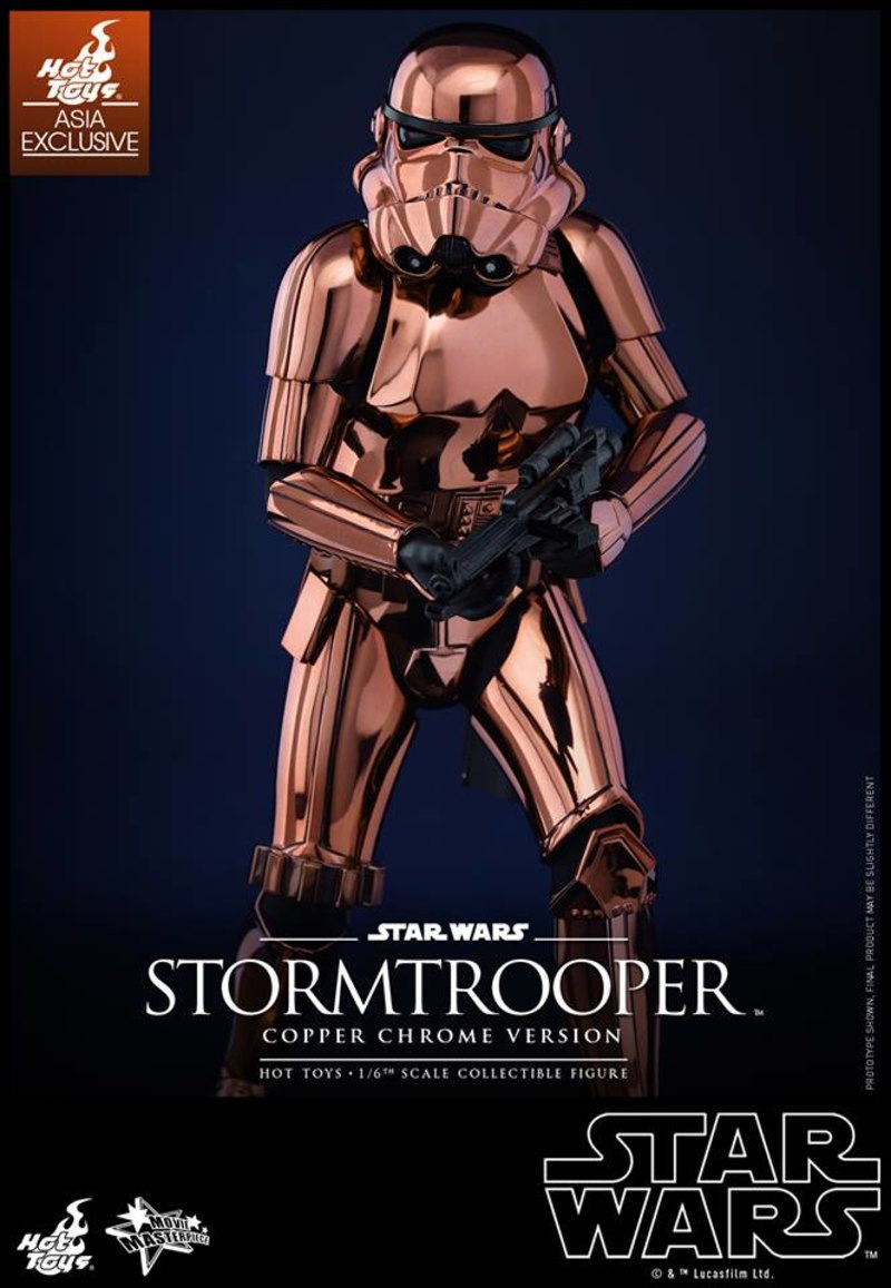 Stormtrooper Copper Chrome Hot Toys sixth scale figure