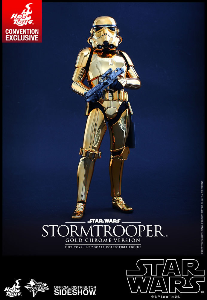 Stormtrooper Gold Chrome Hot Toys sixth scale figure