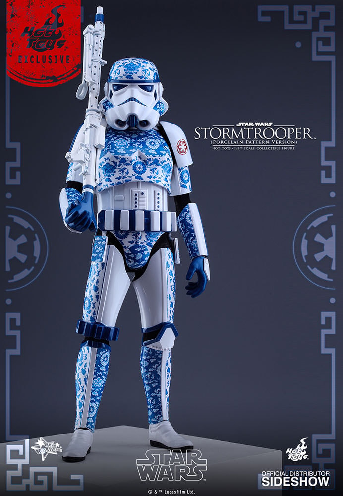 Stormtrooper Porcelain Pattern Hot Toys sixth scale figure