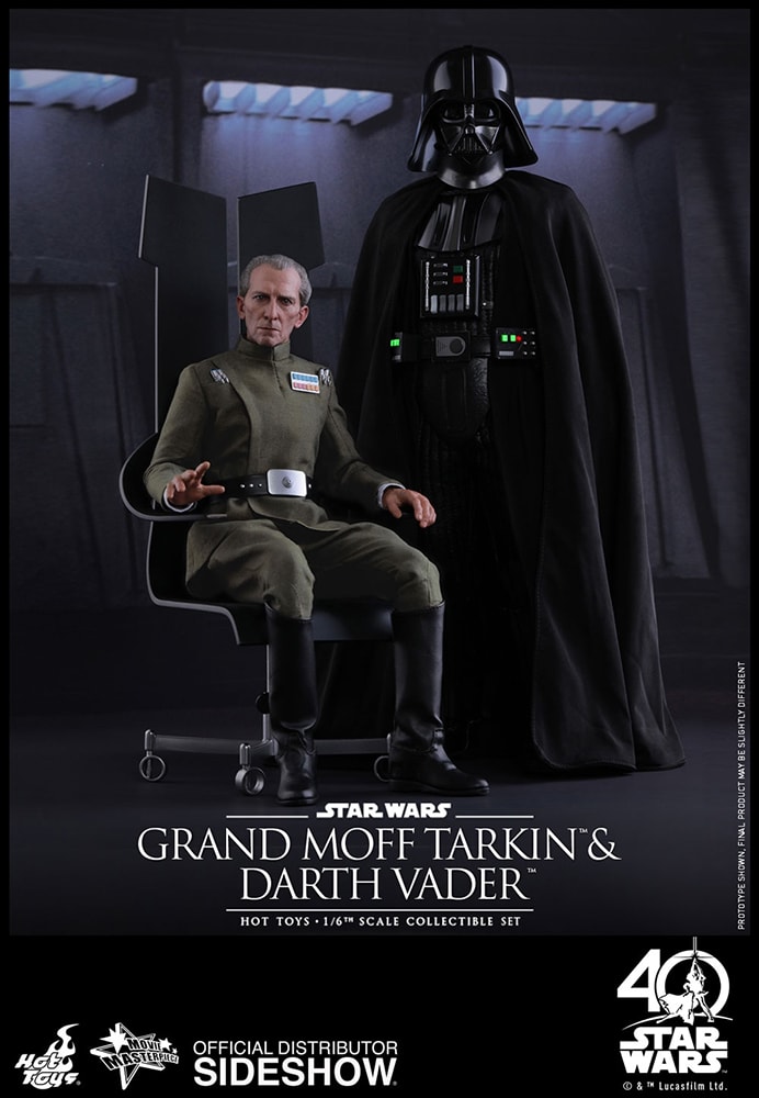 Grand Moff Tarkin & Darth Vader Hot Toys sixth scale figure