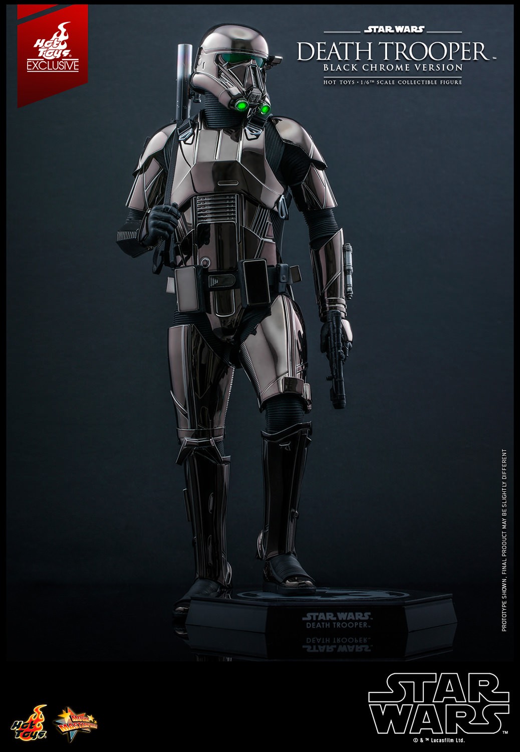 Death Trooper (Black Chrome, Exclusive) Hot Toys sixth scale figure