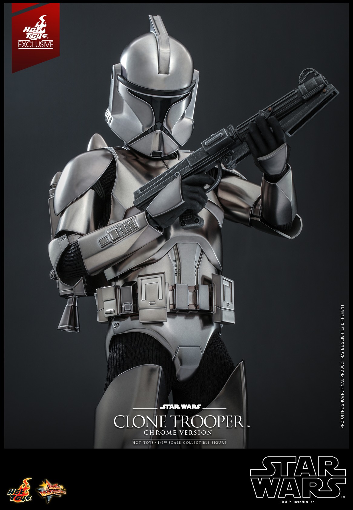 Clone Trooper (Chrome, Exclusive) Hot Toys sixth scale figure