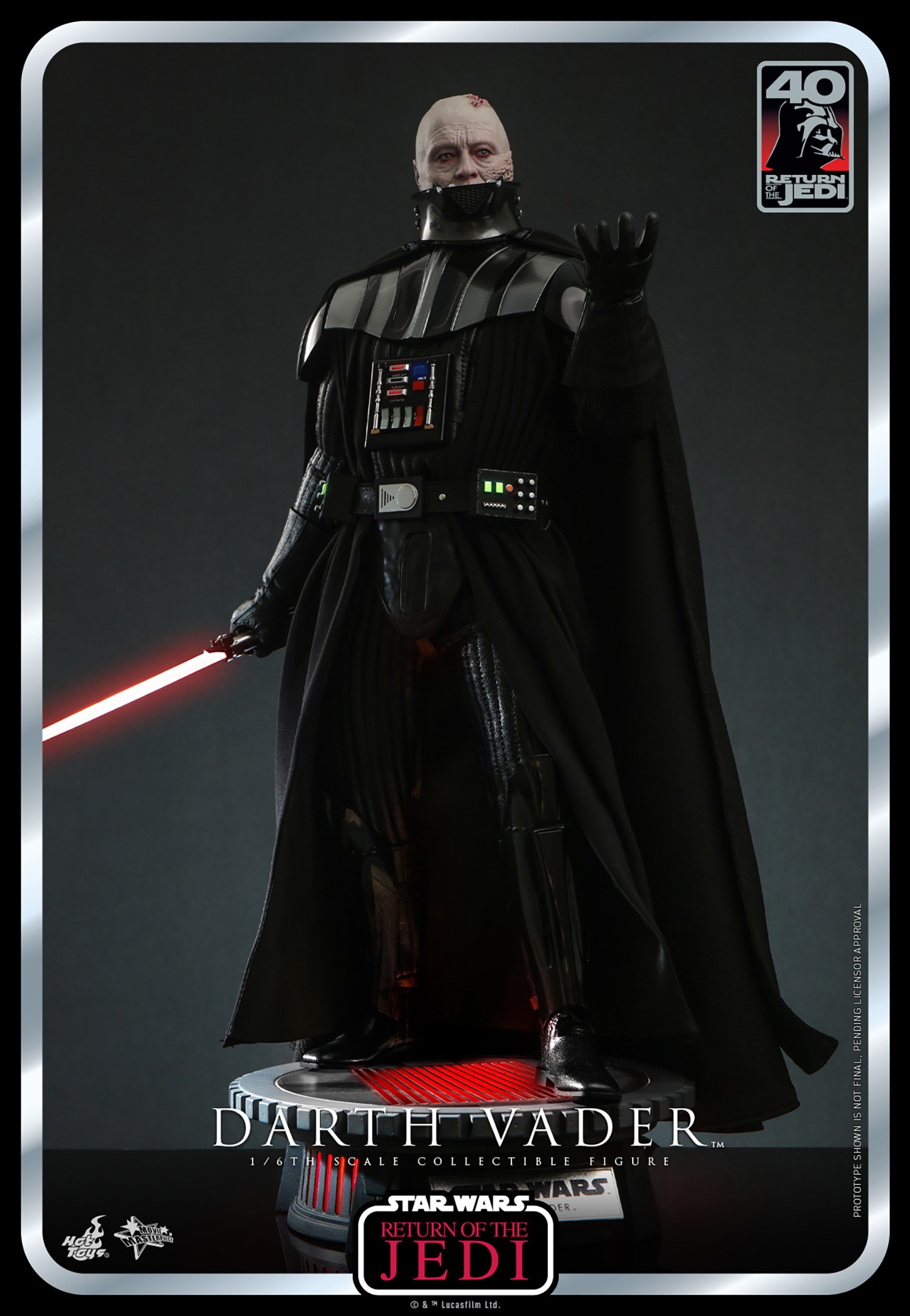 Darth Vader (40th Anniversary) Hot Toys sixth scale figure