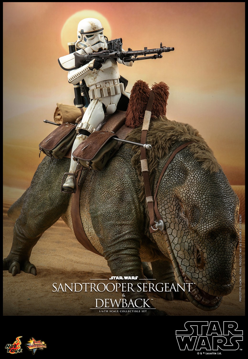Sandtrooper Sergeant & Dewback Hot Toys sixth scale figure